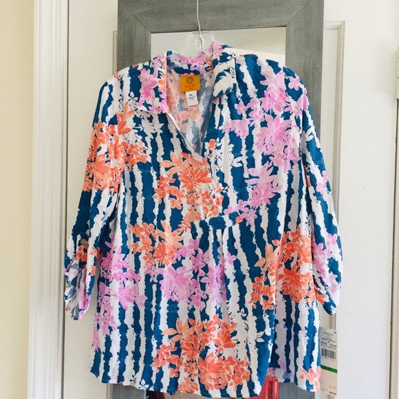 Ruby Rd Floral Blouse - Picture 4 of 9